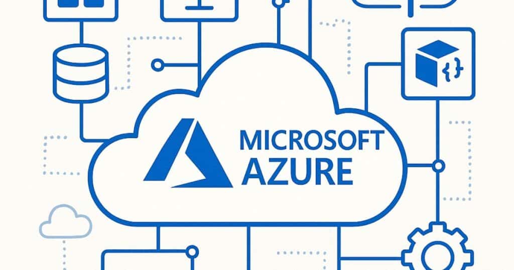 Microsoft Azure cloud architecture diagram